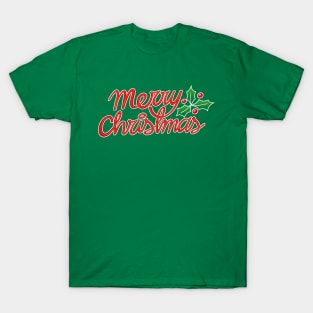 Merry Christmas to all of you lettering T-Shirt